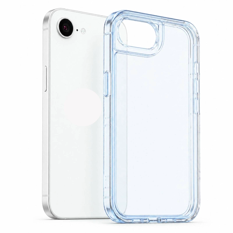 CARCASA ANTIGOLPES 360 COMPATIBLE CON IPHONE 16E AZUL - 2