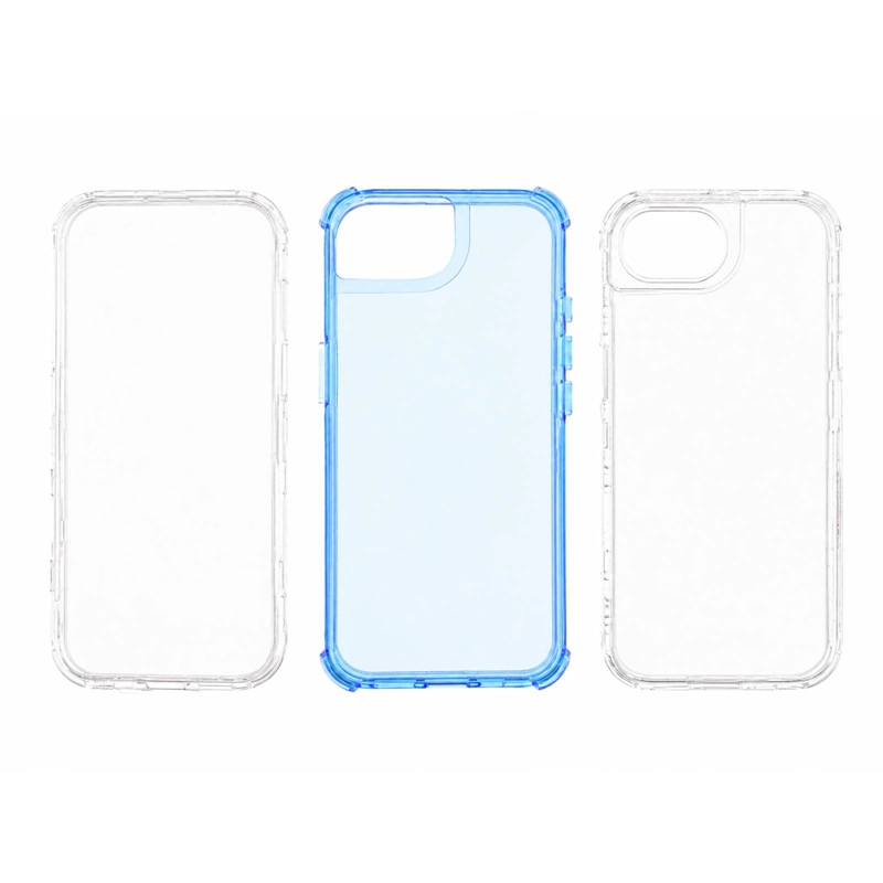CARCASA ANTIGOLPES 360 COMPATIBLE CON IPHONE 16E AZUL - 3