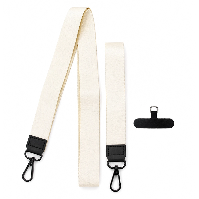 JOIGO STRAP COLGANTE PARA CARCASA CELULAR UNIVERSAL DOBLE BEIGE
