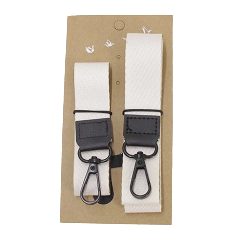 STRAP COLGANTE PARA CARCASA CELULAR UNIVERSAL DOBLE BEIGE - 3