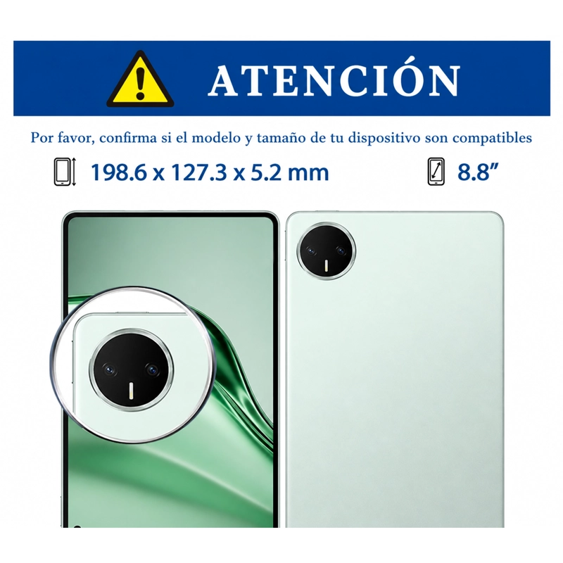 MICA HIDROGEL CLEAR PARA TABLET HUAWEI MATEPAD MINI 8' - 3