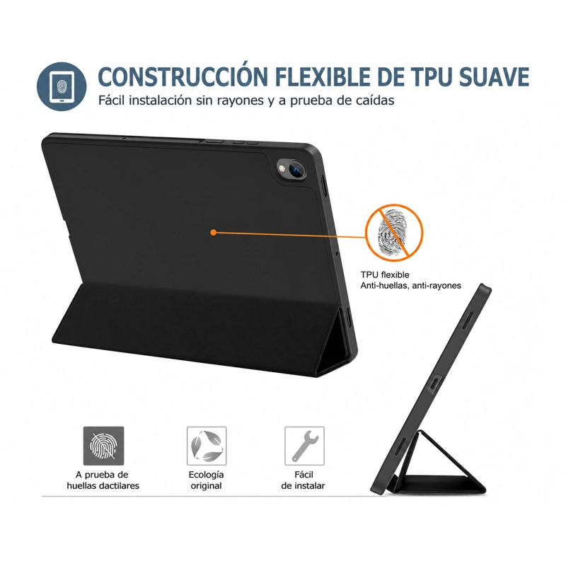 FUNDA SMART COVER PARA TABLET SAMSUNG S11 11' NEGRO - 4