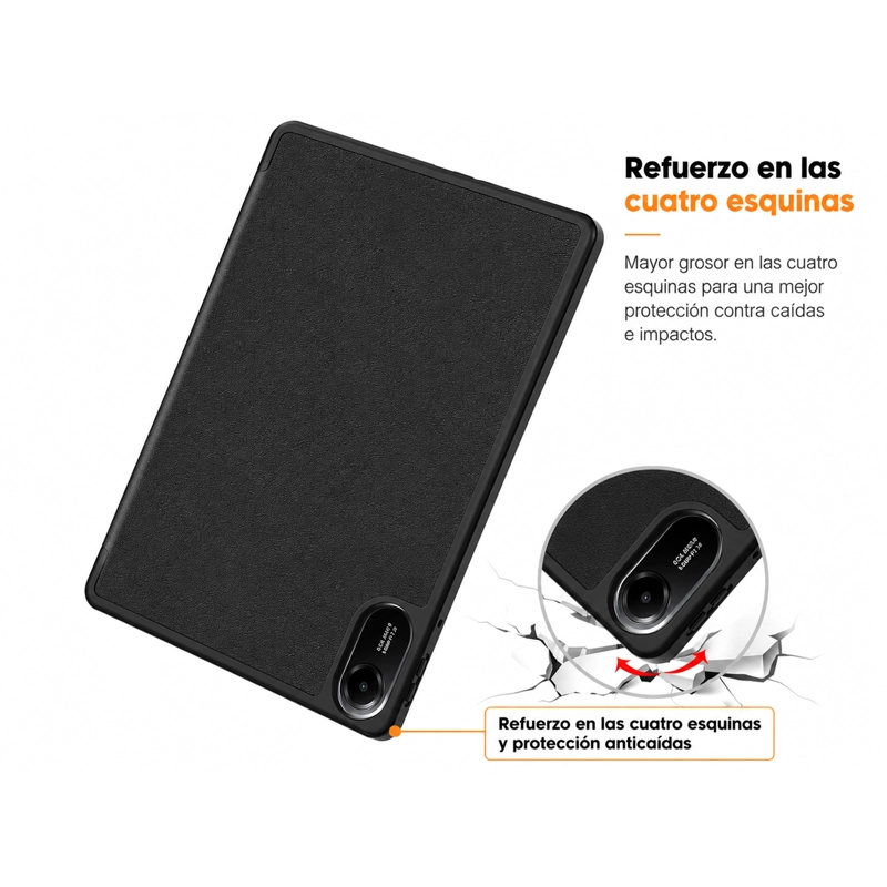 FUNDA SMART COVER PARA TABLET REDMI PAD 2 2025 11' NEGRO - 5