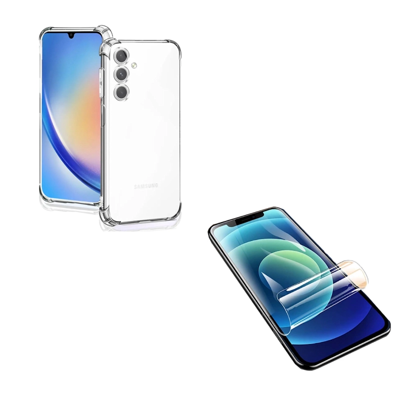 GENÉRICO CARCASA LAMINA HIDROGEL TRANSPARENTE COMPATIBLE CON SAMSUNG A25