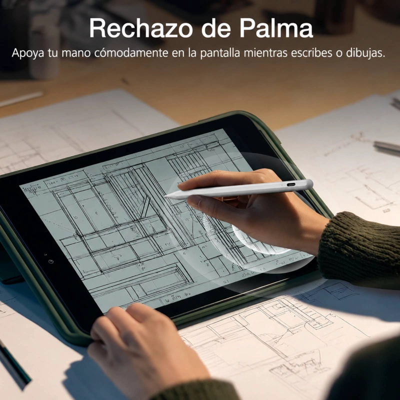 LAPIZ MAGNE TICO COMPATIBLE CON IPAD RECHAZO DE PALMA PENCIL - 5