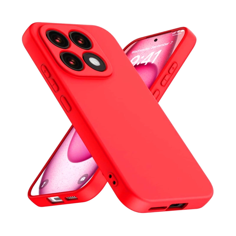 CARCASA FUNDA COMPATIBLE CON XIAOMI 17 5G ROJO - 1