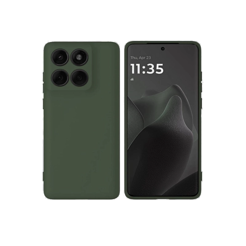 CARCASA COMPATIBLE CON MOTOROLA EDGE 70 FUSION GOMA VERDE - 1