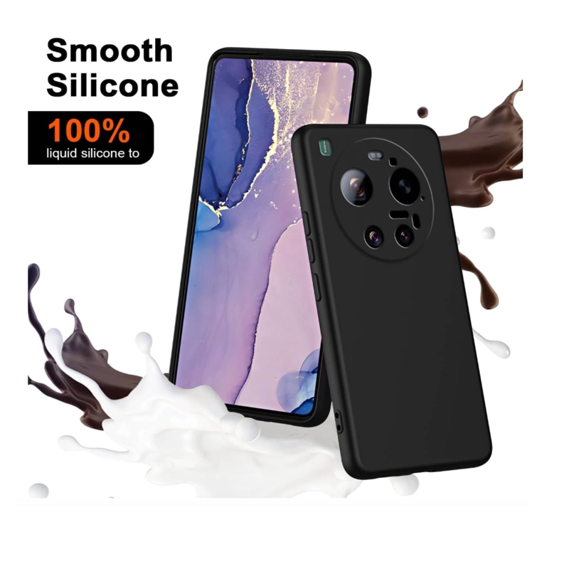 CARCASA COMPATIBLE CON HONOR MAGIC 8 PRO GOMA NEGRO - 4