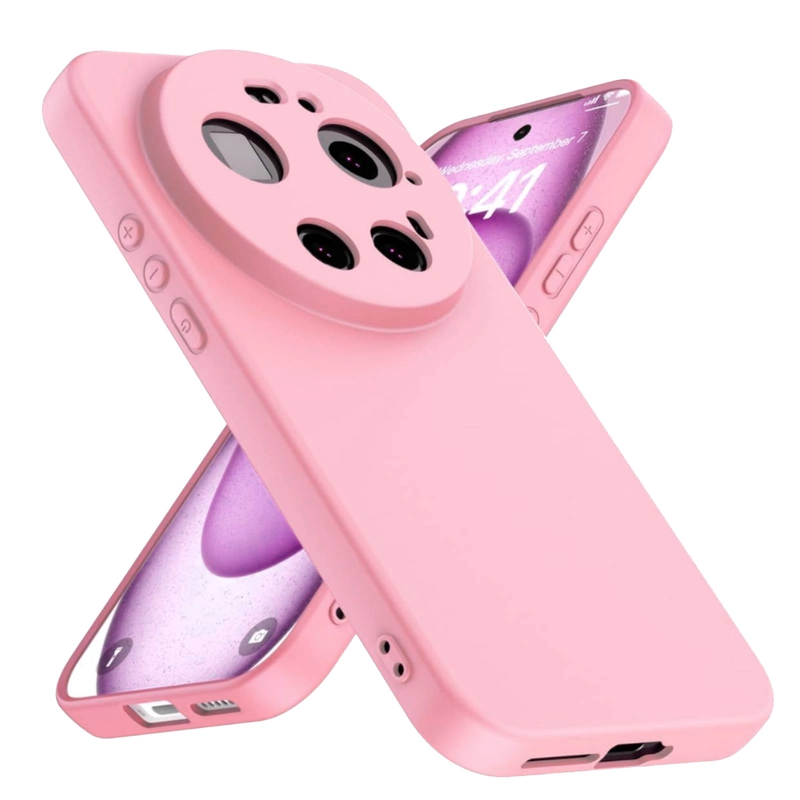 CARCASA FUNDA COMPATIBLE CON XIAOMI 17 ULTRA 5G ROSADO - 1