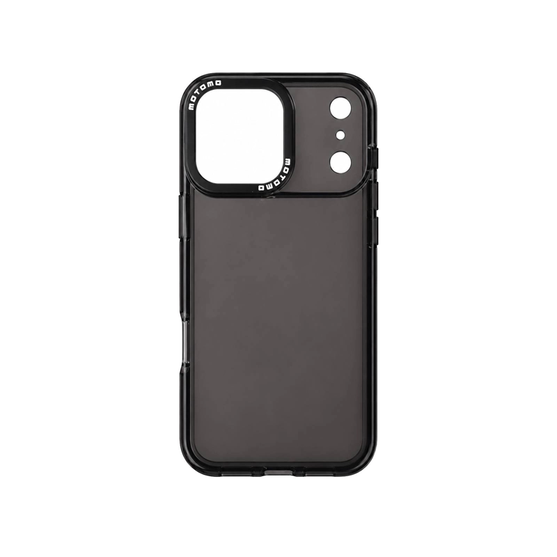 GENÉRICO CARCASA ANTIGOLPES COMPATIBLE CON IPHONE 17 PRO MAX FLUOR NEGRO