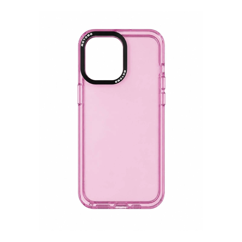GENÉRICO CARCASA ANTIGOLPES COMPATIBLE CON IPHONE 17 FLUOR ROSADO