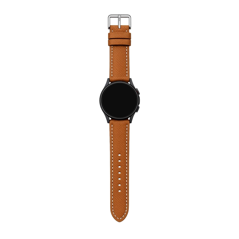 CORREA CON HEBILLA 22MM COMPATIBLE CON SAMSUNG GARMIN MARRON - 1