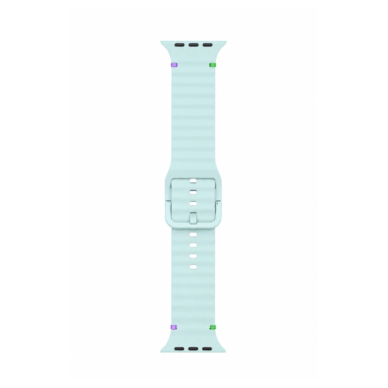 CORREA HEBILLA COMPATIBLE CON APPLE WATCH CELESTE 42M/44M/45M/46M - 3