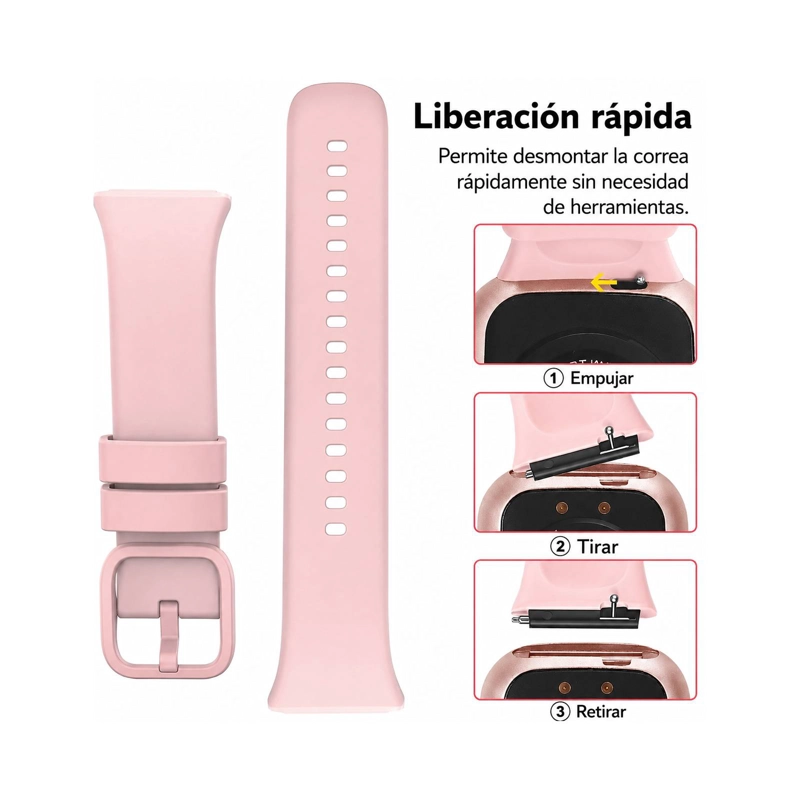 CORREA HEBILLA COMPATIBLE CON APPLE WATCH BLANCO 38M/40MM/41MM - 4