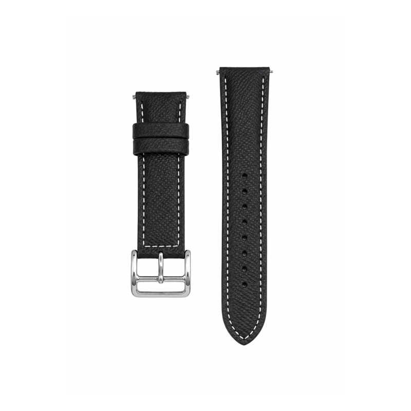 CORREA CON HEBILLA 22MM COMPATIBLE CON SAMSUNG GARMIN NEGRO - 2