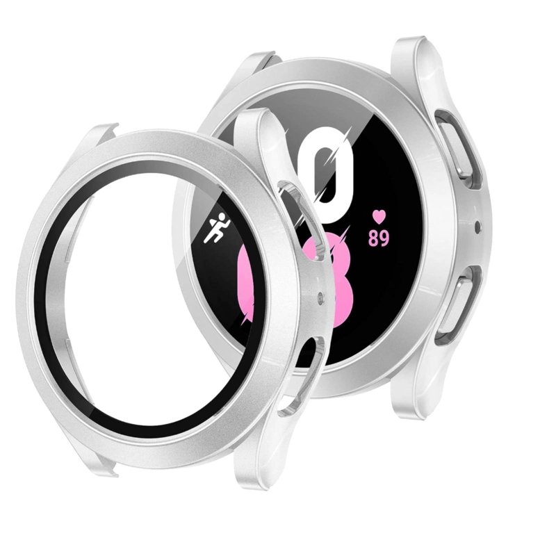CARCASA CON LAMINA COMPATIBLE CON SAMSUNG WATCH 8 44MM GRIS - 1
