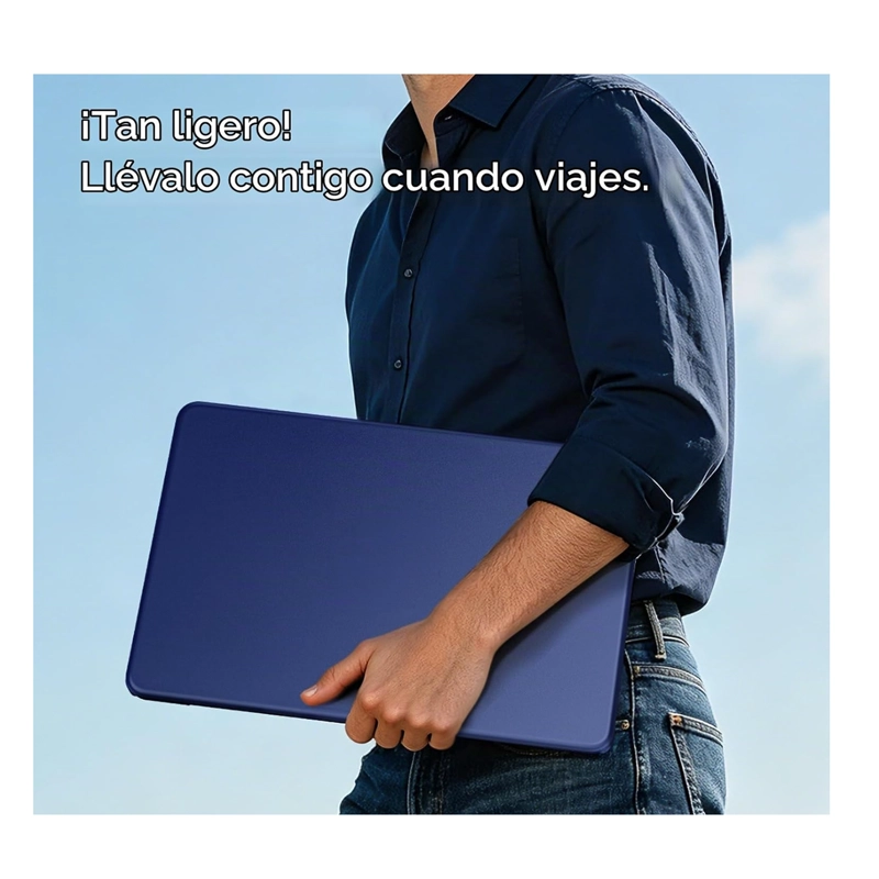 CARCASA COMPATIBLE CON MACBOOK NEO 13' A3404 SLIM AZUL OSCURO - 2