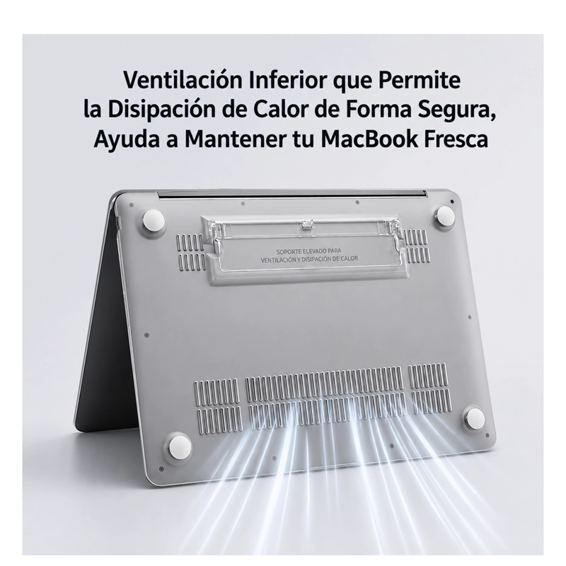 CARCASA COMPATIBLE CON MACBOOK NEO 13' A3404 SLIM AZUL OSCURO - 8