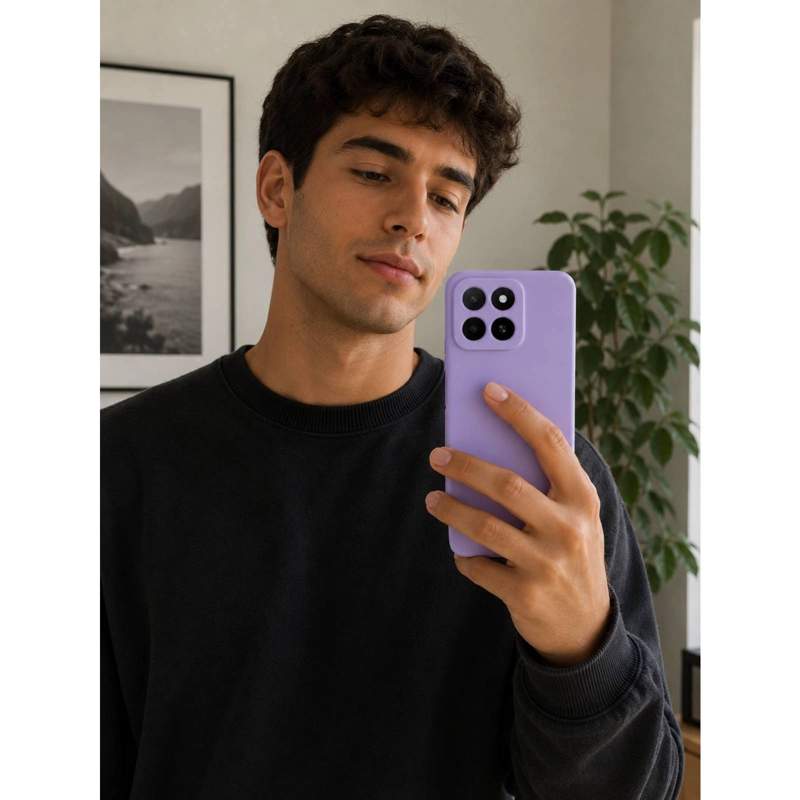 CARCASA COMPATIBLE CON HONOR X7D 5G GOMA FUCSIA - 4