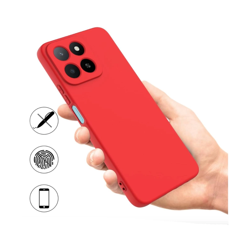 CARCASA COMPATIBLE CON HONOR X7D 5G GOMA FUCSIA - 6