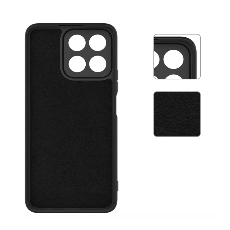 CARCASA COMPATIBLE CON HONOR X7D 5G GOMA FUCSIA - 7