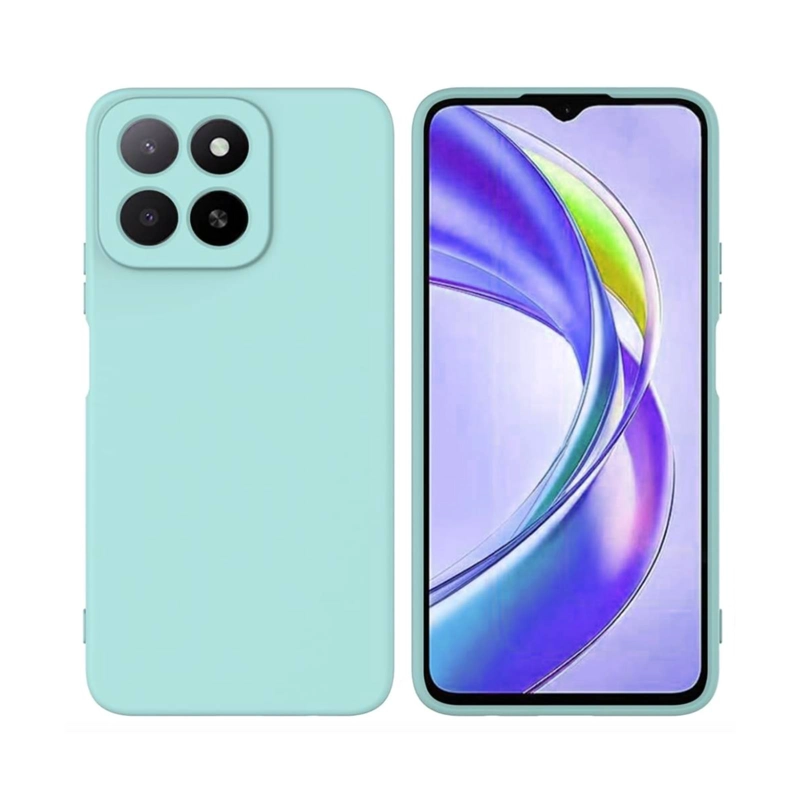 GENÉRICO CARCASA COMPATIBLE CON HONOR X7D 5G GOMA TURQUESA