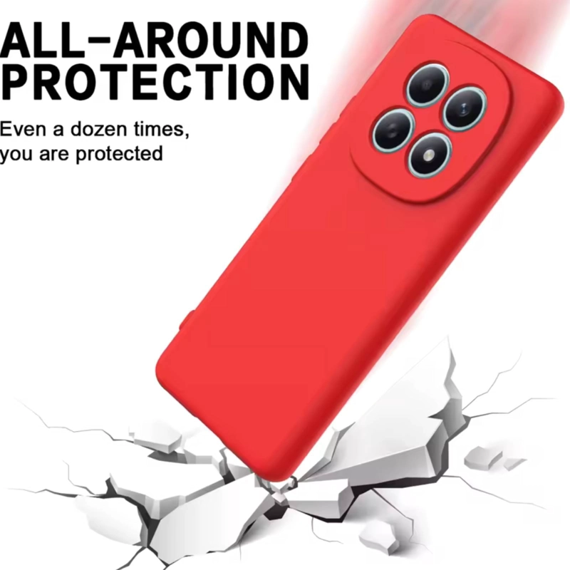 CARCASA COMPATIBLE CON XIAOMI REDMI NOTE 15 PRO 5G GOMA ROJO - 2