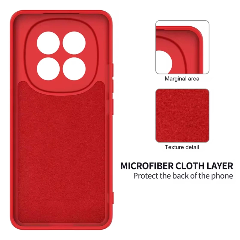 CARCASA COMPATIBLE CON XIAOMI REDMI NOTE 15 PRO 5G GOMA ROJO - 3