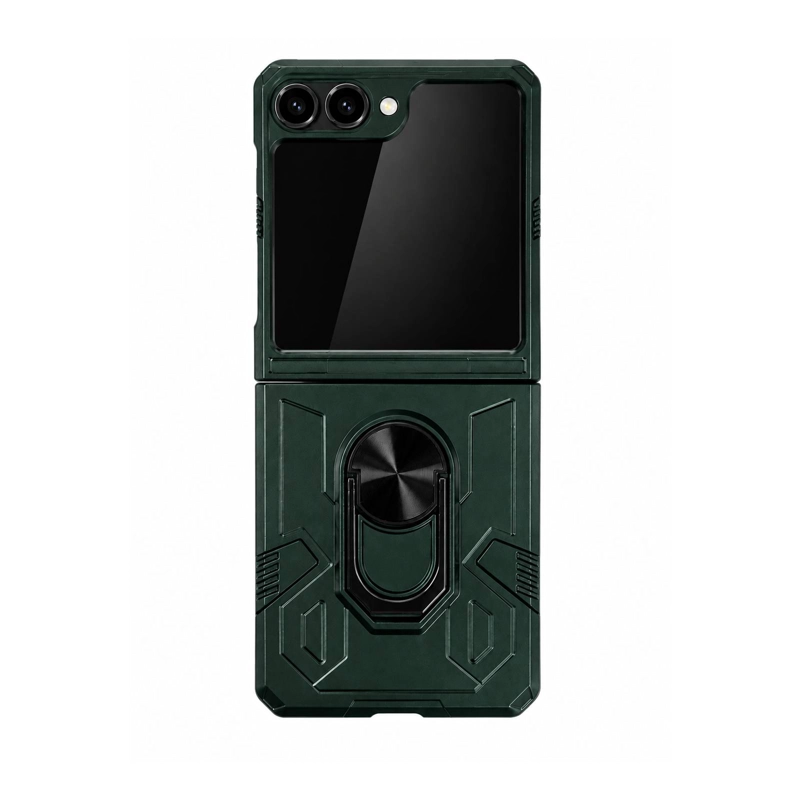GENÉRICO CARCASA ANTIGOLPE COMPATIBLE CON SAMSUNG ZFLIP 6 VERDE
