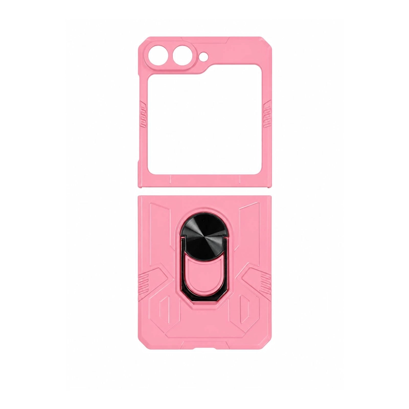 GENÉRICO CARCASA ANTIGOLPE COMPATIBLE CON SAMSUNG ZFLIP 6 ROSADO
