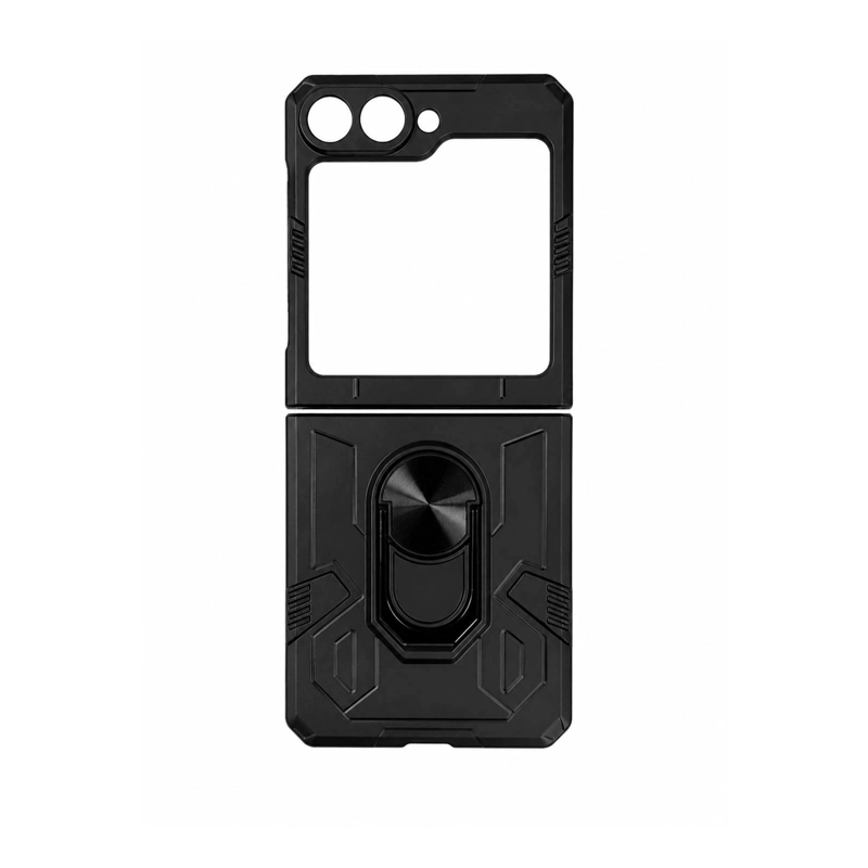 GENÉRICO CARCASA ANTIGOLPE  COMPATIBLE CON SAMSUNG ZFLIP 5 NEGRO