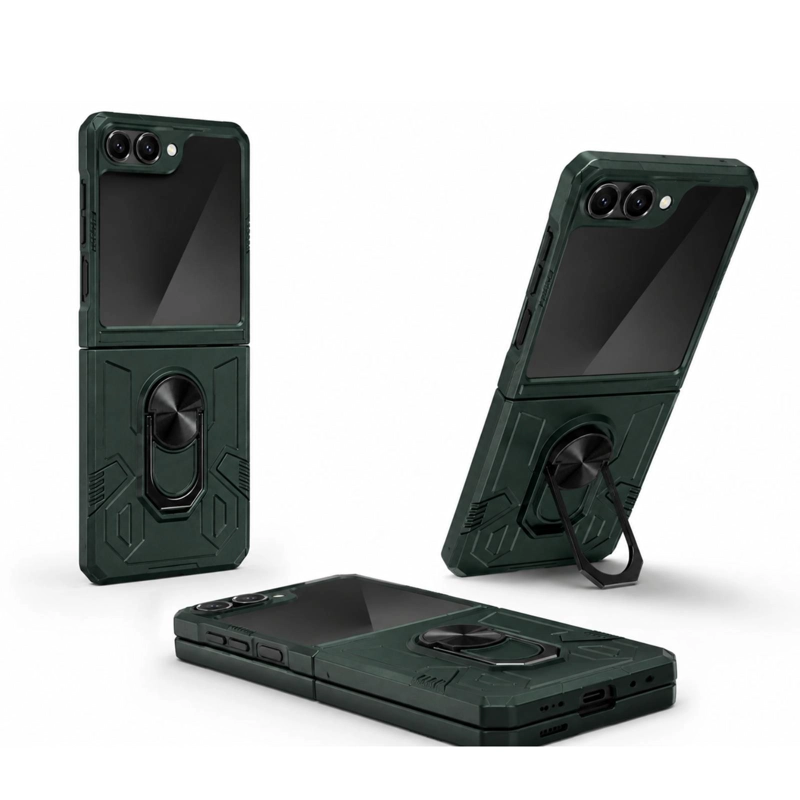CARCASA ANTIGOLPE COMPATIBLE CON SAMSUNG ZFLIP 7FE 5G  AZUL - 2