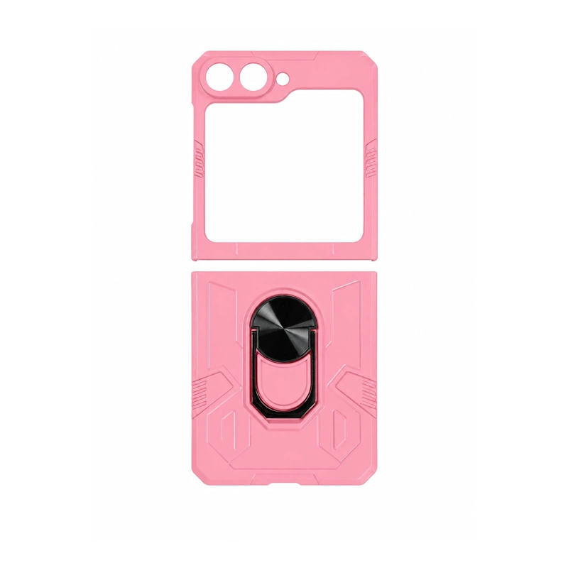 GENÉRICO CARCASA ANTIGOLPE COMPATIBLE CON SAMSUNG ZFLIP 7FE 5G ROSADO
