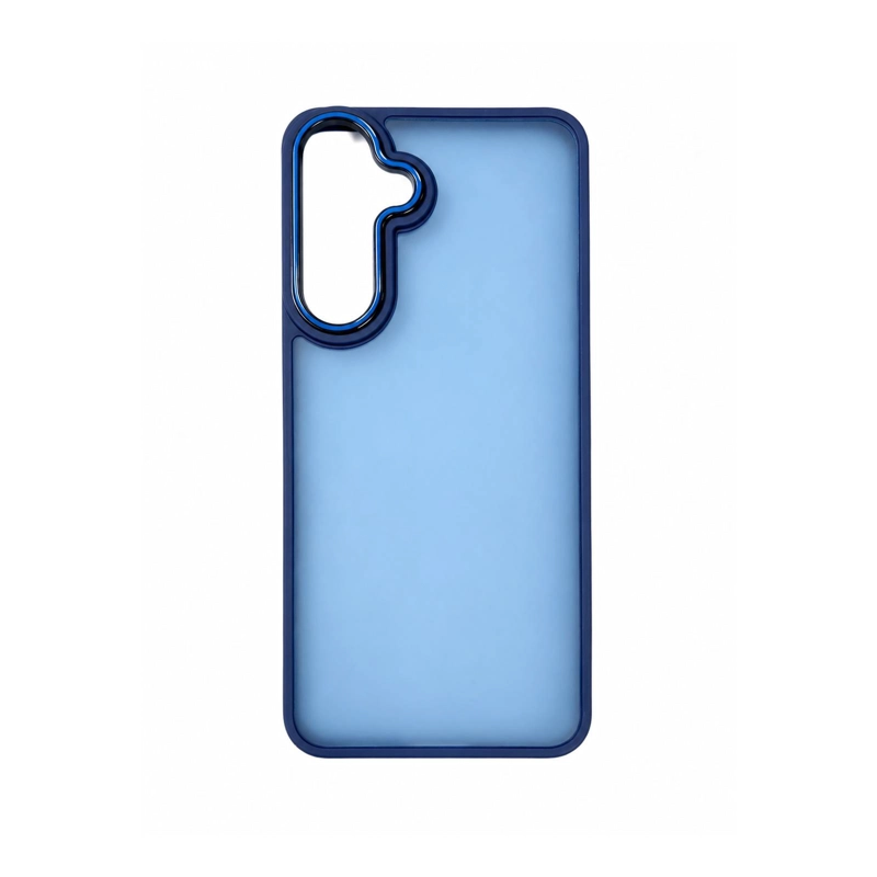 CARCASA MATTE COMPATIBLE CON SAMSUNG S24 FE AZUL - 2