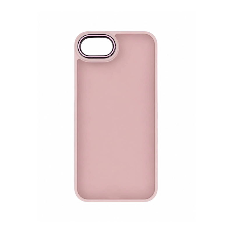 GENÉRICO CARCASA MATTE COMPATIBLE CON IPHONE 16E ROSADO
