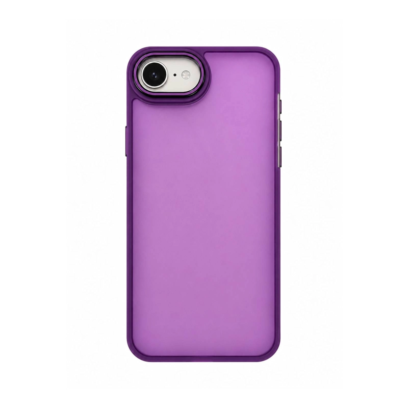 GENÉRICO CARCASA MATTE COMPATIBLE CON IPHONE 16E MORADO