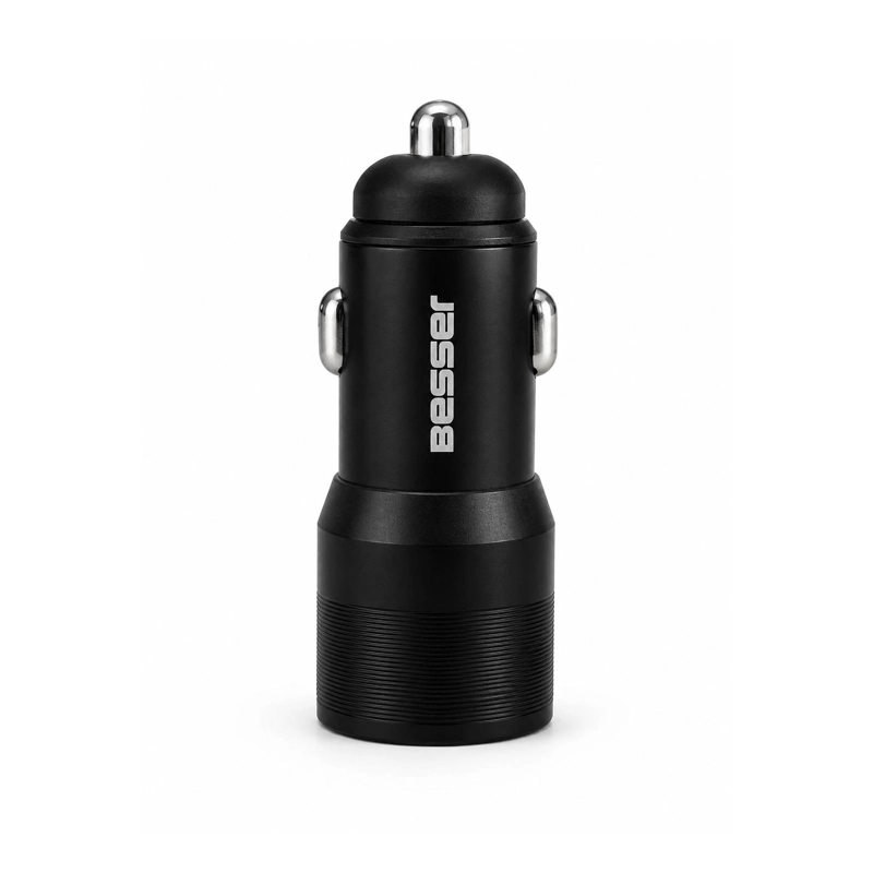 GENÉRICO CARGADOR DE AUTO 38W DUAL USB ,USB-C CARGA SUPER RAPIDA