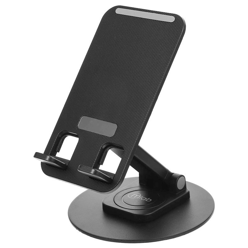 MICROLAB SOPORTE DE TELEFONO BASE ANTIDESLIZANTE ESCRITORIO 4'-10'