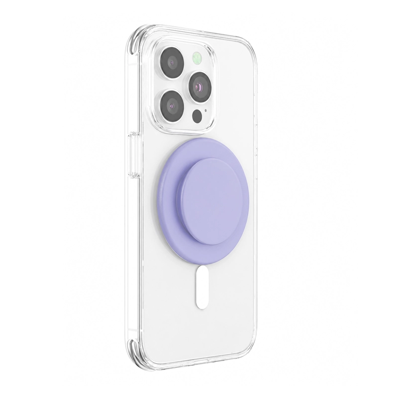 GENÉRICO SOPORTE EXPANDIBLE MAGNE TICO CELULAR COMPATIBLE CON MAGSAFE LILA