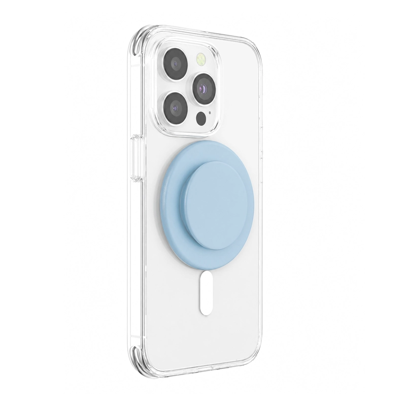 SOPORTE EXPANDIBLE MAGNE TICO CELULAR COMPATIBLE CON MAGSAFE CELESTE - 1