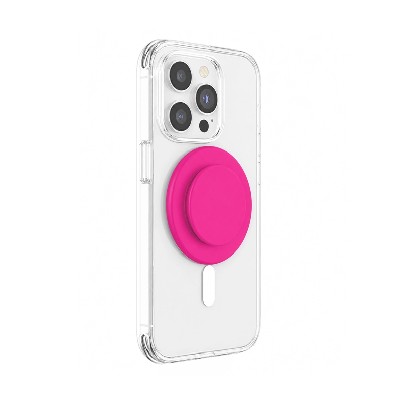 GENÉRICO SOPORTE EXPANDIBLE MAGNE TICO CELULAR COMPATIBLE CON MAGSAFE FUCSIA