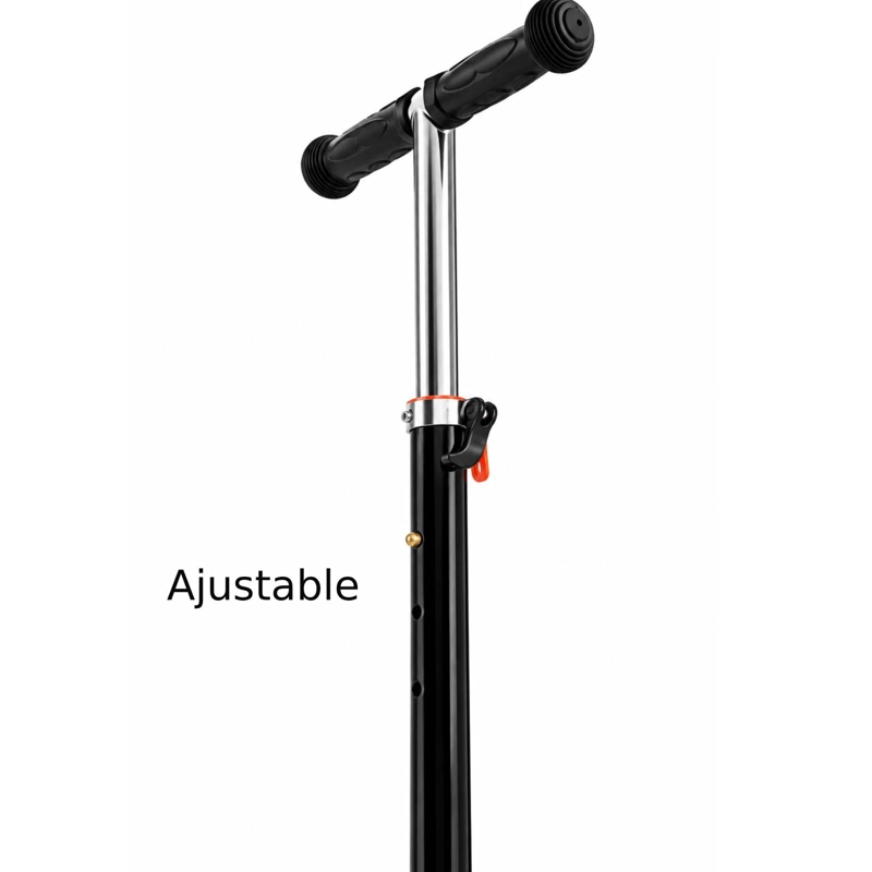 MONOPATIN SCOOTER INFANTIL PLEGABLE 4 RUEDAS CON LUZ BLANCO - 6
