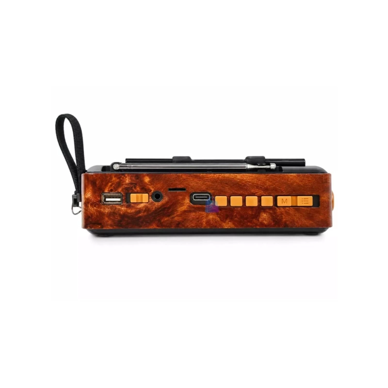 RADIO RECARGABLE FM/AM PORTATIL SOLAR RETRO BLUETOOTH - 3