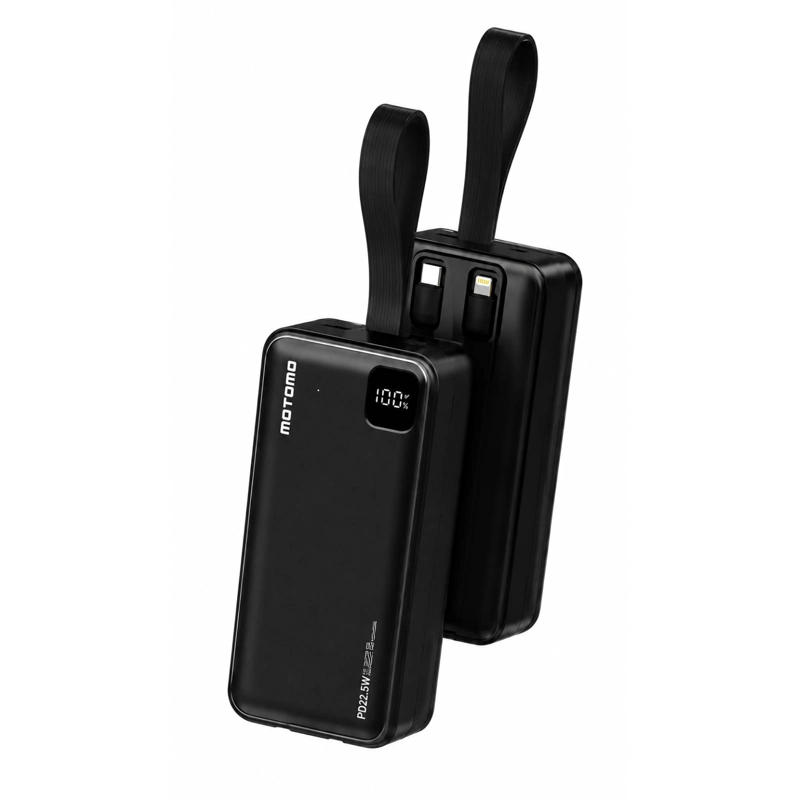 MOTOMO CARGADOR PORTATIL POWERBANK 30000 MAH CARGA RAPIDO