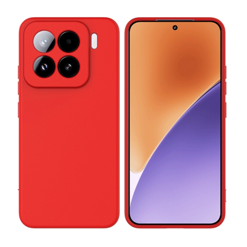 CARCASA FUNDA GOMA ANTIGOLPES COMPATIBLE CON XIAOMI 17T PRO ROJO - 1