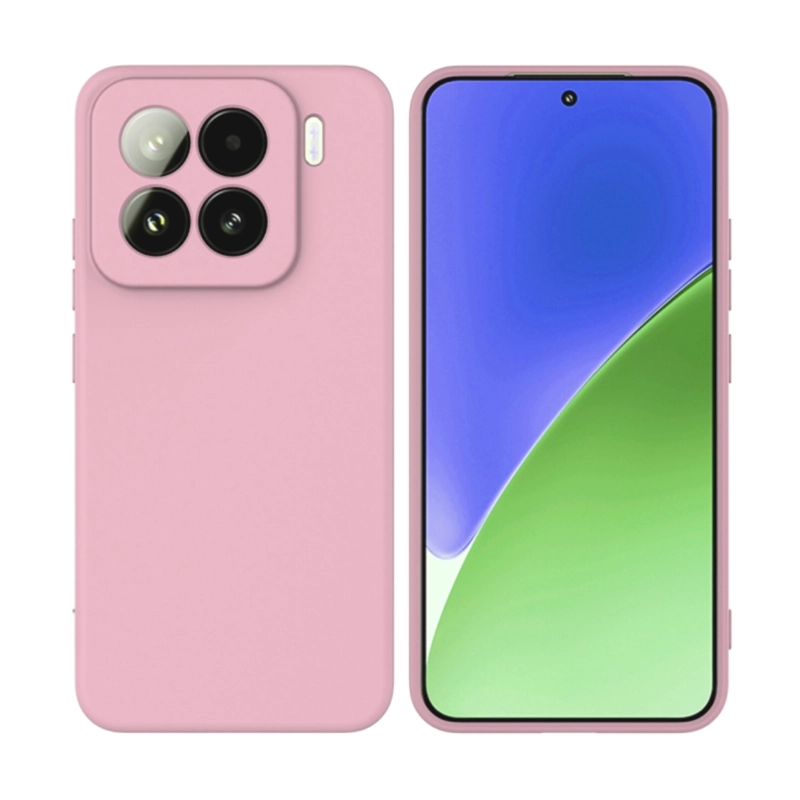CARCASA FUNDA GOMA ANTIGOLPES COMPATIBLE CON XIAOMI 17T PRO ROSADO - 1