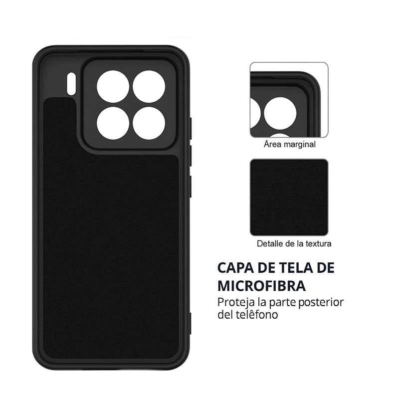 CARCASA FUNDA GOMA ANTIGOLPES COMPATIBLE CON XIAOMI 17T PRO NEGRO - 2