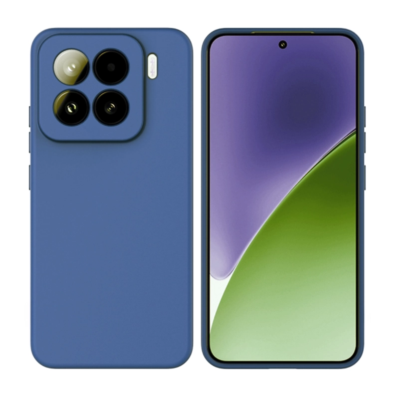 CARCASA FUNDA GOMA ANTIGOLPES COMPATIBLE CON XIAOMI 17T PRO AZUL OSCURO - 2