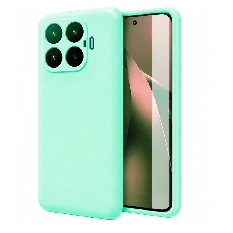CARCASA FUNDA GOMA ANTIGOLPES COMPATIBLE CON XIAOMI 17T TURQUESA - 1