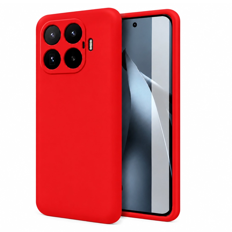 CARCASA FUNDA GOMA ANTIGOLPES COMPATIBLE CON XIAOMI 17T ROJO - 1